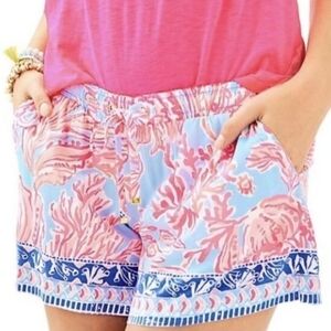 Lilly Pulitzer Shell We Dancw Katia Shorts Size XS